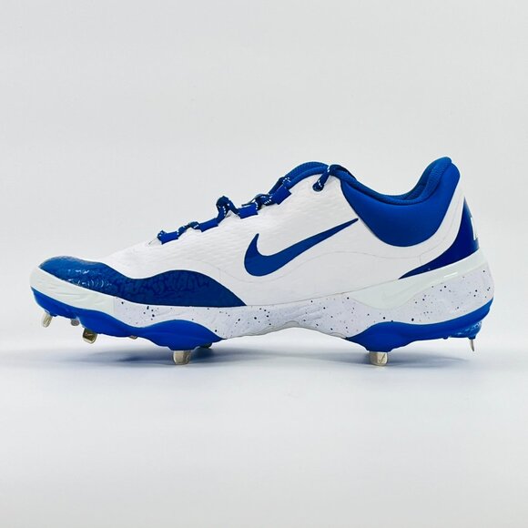 Nike Alpha Huarache Elite 4 Low \'White Royal Blue\' FD2745-108 Baseball size 13